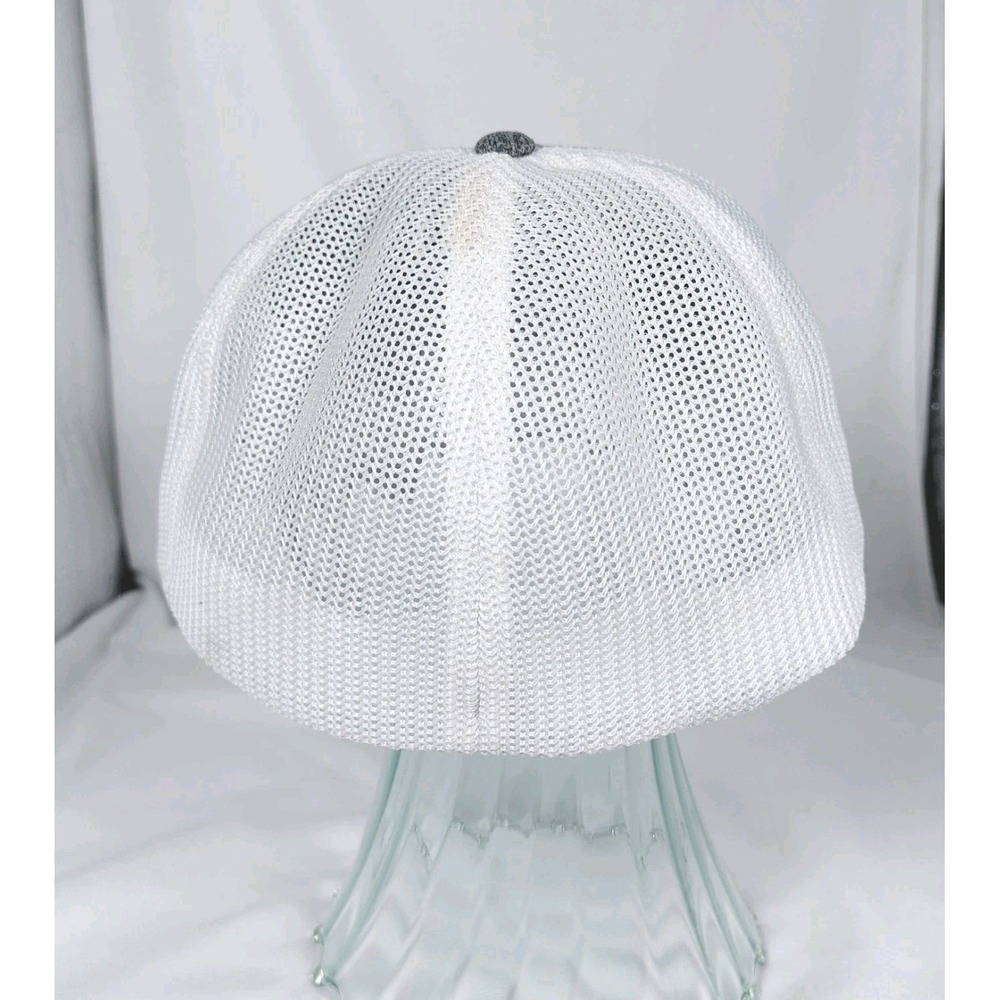COLUMBIA SPORTSWEAR CO. Logo Cap Hat FLEX FIT Unisex L /XL Heather Gray Mesh - Picture 3 of 7